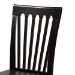 Baxton Studio Erion Modern and Contemporary Dark Brown Finished Wood 7-Piece Dining Set - Erion-Dark Brown-7PC Dining Set