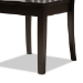 Baxton Studio Erion Modern and Contemporary Dark Brown Finished Wood 5-Piece Dining Set - Erion-Dark Brown-5PC Dining Set