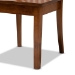 Baxton Studio Erion Modern and Contemporary Walnut Brown Finished Wood 7-Piece Dining Set - Erion-Walnut-7PC Dining Set