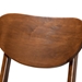 Baxton Studio Katya Mid-Century Modern Walnut Brown Finished Wood 2-Piece Bar Stool Set - RH378BP-Walnut Bent Seat-BS-2PK
