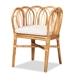 Baxton Studio Melody Modern and Contemporary Natural Finished Rattan Chair