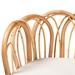 Baxton Studio Melody Modern and Contemporary Natural Finished Rattan Dining Chair - Melody-Natural-DC