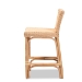 bali & pari Athena Modern and Contemporary Natural Finished Rattan Counter Stool - Athena-Natural-CS