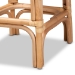 bali & pari Athena Modern and Contemporary Natural Finished Rattan Counter Stool - Athena-Natural-CS