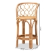 bali & pari Diana Modern and Contemporary Natural Finished Rattan Counter Stool - Diana-Natural-CS
