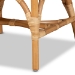 bali & pari Sonia Modern and Contemporary Natural Finished Rattan Dining Chair - Sonia-Natural-DC No Arm