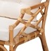 Baxton Studio Sonia Modern and Contemporary Natural Finished Rattan Armchair - Sonia-Natural-CC Arm
