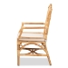 bali & pari Delta Modern and Contemporary Natural Finished Rattan Dining Chair - Delta-Natural-DC