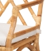bali & pari Delta Modern and Contemporary Natural Finished Rattan Dining Chair - Delta-Natural-DC