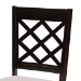 Baxton Studio Verner Modern and Contemporary Grey Fabric Upholstered and Dark Brown Finished Wood  7-Piece Dining Set - RH330C-Grey/Dark Brown-7PC Dining Set