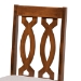 Baxton Studio Cherese Modern and Contemporary Grey Fabric Upholstered and Walnut Brown Finished Wood 7-Piece Dining Set - RH334C-Grey/Walnut-7PC Dining Set