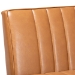 Baxton Studio Daymond Mid-Century Modern Tan Faux Leather Upholstered and Walnut Brown Finished Wood 2-Piece Dining Nook Banquette Set - BBT8051.12-Tan/Walnut-2PC SF Bench