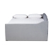 Baxton Studio Lennon Modern and Contemporary Grey Velvet Fabric Upholstered Full Size Daybed with Trundle - CF9172-Silver Grey Velvet-Daybed-F/T