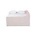 Baxton Studio Lennon Modern and Contemporary Pink Velvet Fabric Upholstered Full Size Daybed with Trundle - CF9172-Pink Velvet Velvet-Daybed-F/T
