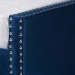 Baxton Studio Raphael Modern and Contemporary Navy Blue Velvet Fabric Upholstered Queen Size Daybed with Trundle - CF9228 -Navy Blue Velvet-Daybed-Q/T