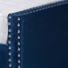 Baxton Studio Raphael Modern and Contemporary Navy Blue Velvet Fabric Upholstered Full Size Daybed with Trundle - CF9228 -Navy Blue Velvet-Daybed-F/T
