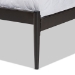 Baxton Studio Dora Modern and Contemporary Industrial Black Bronze Metal Queen Size Platform Bed - TS-Dora-Black-Queen