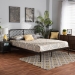 Baxton Studio Dora Modern and Contemporary Industrial Black Bronze Metal Queen Size Platform Bed - TS-Dora-Black-Queen