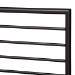 Baxton Studio Alva Modern and Contemporary Industrial Black Finished Metal Full Size Platform Bed - TS-Alva-Black-Full