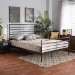 Baxton Studio Alva Modern and Contemporary Industrial Black Finished Metal Full Size Platform Bed - TS-Alva-Black-Full