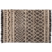 Baxton Studio Heino Modern and Contemporary Ivory and Charcoal Handwoven Wool Area Rug