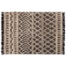 Baxton Studio Heino Modern and Contemporary Ivory and Charcoal Handwoven Wool Area Rug