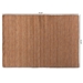 Baxton Studio Aral Modern and Contemporary Rust Handwoven Wool Area Rug - Aral-Terra-Rug
