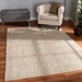 Baxton Studio Judian Modern and Contemporary Ivory Handwoven Wool Area Rug - Judian-Ivory-Rug