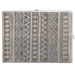 Baxton Studio Callum Modern and Contemporary Ivory and Blue Handwoven Wool Blend Area Rug - Callum-White/Blue-Rug