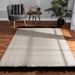 Baxton Studio Dalston Modern and Contemporary Beige and Black Handwoven Wool Blend Area Rug - Dalston-Beige-Rug