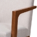 Baxton Studio Glenda Mid-Century Modern Greyish Beige Fabric Upholstered and Walnut Brown Finished Wood 7-Piece Dining Set - BBT5267-Greyish Beige/Walnut-7PC Dining Set
