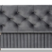 Baxton Studio Hanley Modern and Contemporary Grey Velvet Fabric Upholstered and Walnut Brown Finished Wood Storage Ottoman - HY2A19B046S-Grey Velvet-Otto