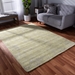 Baxton Studio Leora Modern and Contemporary Lime Green and Grey Hand-Tufted Viscose Blend Area Rug - Leora-Lime/Silver-Rug