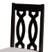 Baxton Studio Callie Modern and Contemporary Grey Fabric Upholstered and Dark Brown Finished Wood 7-Piece Dining Set - Callie-Grey/Dark Brown-7PC Dining Set