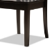 Baxton Studio Zora Modern and Contemporary Dark Brown Finished Wood 5-Piece Dining Set - Zora-Dark Brown-5PC Dining Set