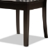 Baxton Studio Zora Modern and Contemporary Dark Brown Finished Wood 7-Piece Dining Set - Zora-Dark Brown-7PC Dining Set