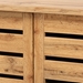 Baxton Studio Adalwin Modern and Contemporary Oak Brown Finished Wood 2-Door Shoe Storage Cabinet - SC863522-Wotan Oak