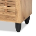 Baxton Studio Winda Modern and Contemporary Oak Brown Finished Wood 3-Door Shoe Cabinet - SC864573 B-Wotan Oak