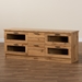 Baxton Studio Adelino Modern and Contemporary Oak Brown Finished Wood 2-Drawer TV Stand - TV834133-H-Wotan Oak