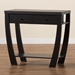 Baxton Studio Capote Modern and Contemporary Espresso Brown Finished Wood 2-Drawer Console Table - FP-02-Dark Brown-Console