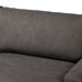 Baxton Studio Davidson Modern and Contemporary Grey Fabric Upholstered Sofa - 3132A-Grey-Sofa