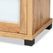 Baxton Studio Gerhardine Modern and Contemporary Oak Brown Finished Wood 1-Drawer TV Stand - TV834128-Wotan Oak