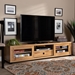 Baxton Studio Beasley Modern and Contemporary Oak Brown Finished Wood 1-Drawer TV Stand - TV834180-Wotan Oak