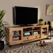 Baxton Studio Walda Modern and Contemporary Oak Brown Finished Wood 2-Drawer TV Stand - TV838070-Wotan Oak