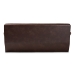 Baxton Studio Christa Mid-Century Modern Transitional Dark Brown Faux Leather Effect Fabric Upholstered and Walnut Brown Finished Wood Sofa - WM5020-Dark Brown/Walnut-SF