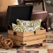 Baxton Studio Edmund Rustic Transitional Dark Brown Faux Leather Upholstered and Oak Brown Finished Wood Storage Ottoman - JY20B056S-Dark Brown-Small Otto