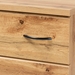 Baxton Studio Maison Modern and Contemporary Oak Brown Finished Wood 3-Drawer Storage Chest - BR888023-Wotan Oak