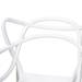 Baxton Studio Landry Modern and Contemporary White Finished Polypropylene Plastic 4-Piece Stackable Dining Chair Set - AY-PC10-White Plastic-DC
