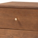 Baxton Studio Landis Mid-Century Modern Ash Walnut Finished Wood 2-Drawer Nightstand - MG9002-Ash Walnut-2DW-NS