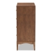 Baxton Studio Landis Mid-Century Modern Ash Walnut Finished Wood 4-Drawer Chest - MG9002-Ash Walnut-4DW-Chest